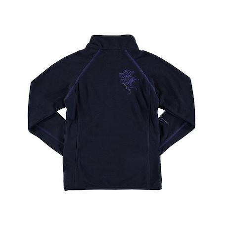 Sweat polaire fille gafine Blanc+Bleu marine+Corail+Fuchsia+Jaune+Noir+Turquoise+Vert+Violet 4 - vertbaudet enfant 