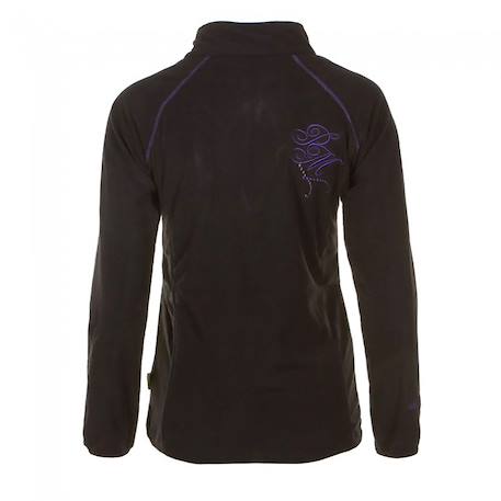 Sweat polaire fille fafine Blanc+Corail+Fuchsia+Jaune+Marine+Noir+Turquoise+Vert+Violet 17 - vertbaudet enfant 