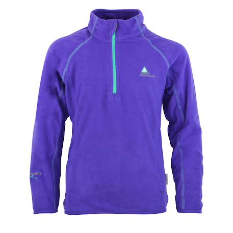 Sweat polaire fille fafine Blanc+Corail+Fuchsia+Jaune+Marine+Noir+Turquoise+Vert+Violet 24 - vertbaudet enfant 