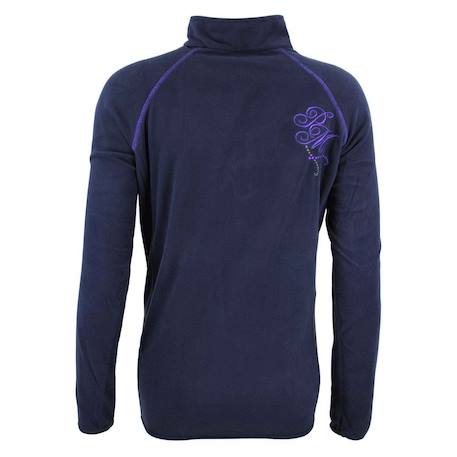 Sweat polaire fille fafine Blanc+Corail+Fuchsia+Jaune+Marine+Noir+Turquoise+Vert+Violet 14 - vertbaudet enfant 