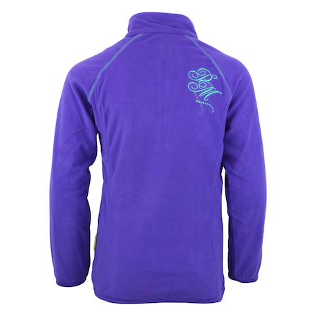 Sweat polaire fille fafine Blanc+Corail+Fuchsia+Jaune+Marine+Noir+Turquoise+Vert+Violet 25 - vertbaudet enfant 