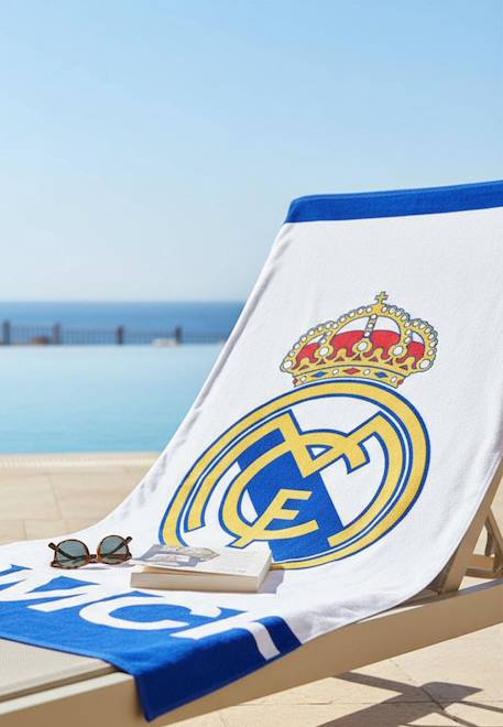 Serviette en polyester real madrid Blanc 6 - vertbaudet enfant 