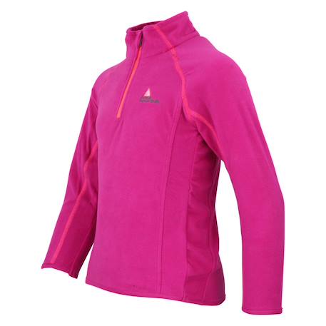 Sweat polaire fille gafine Blanc+Bleu marine+Corail+Fuchsia+Jaune+Noir+Turquoise+Vert+Violet 10 - vertbaudet enfant 