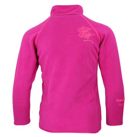 Sweat polaire fille gafine Blanc+Bleu marine+Corail+Fuchsia+Jaune+Noir+Turquoise+Vert+Violet 9 - vertbaudet enfant 