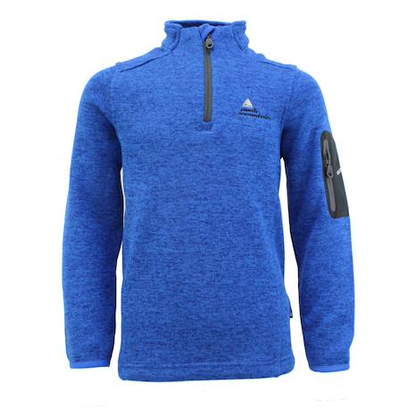 Sweat polaire garçon ecypa Bleu+Gris+Rouge+Vert 1 - vertbaudet enfant 
