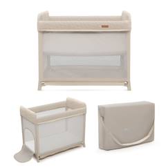 Chambre et rangement-Lit Parapluie Kinderkraft MOON DREAM avec Sommier Suspendu, Matelas Inclus, Pliage en Un Geste et Sac de Transport