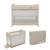 Lit Parapluie Kinderkraft MOON DREAM avec Sommier Suspendu, Matelas Inclus, Pliage en Un Geste et Sac de Transport Beige+Noir 1 - vertbaudet enfant 