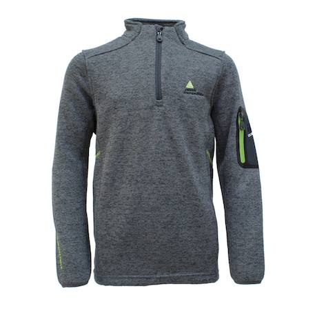 Sweat polaire garçon ecypa Bleu+Gris+Rouge+Vert 3 - vertbaudet enfant 