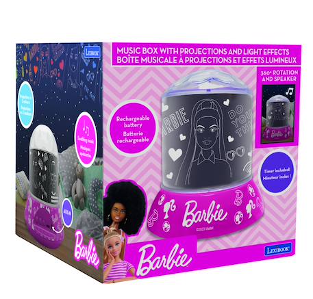 Veilleuse avec projection et effets sonores barbie Rose 3 - vertbaudet enfant 
