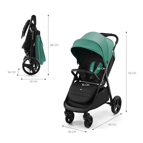 Poussette légère et confortable pour enfants dès la naissance Vert 6 - vertbaudet enfant 