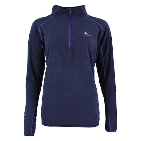 Sweat polaire fille fafine Blanc+Corail+Fuchsia+Jaune+Marine+Noir+Turquoise+Vert+Violet 13 - vertbaudet enfant 
