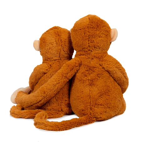Singe en peluche lesté 1,1 kg Marron 6 - vertbaudet enfant 