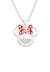 Collier minnie mouse birthstone Beige+Blanc+Bleu+Bleu Ciel+Bleu foncé+Bleu vert+Jaune+Orange+Rouge+Vert+Violet 1 - vertbaudet enfant 