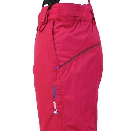 Pantalon de ski fille gemix Fuchsia+Noir 3 - vertbaudet enfant 