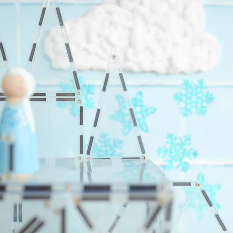 Jeu de construction magnétique clair pack de démarrage, 34 pièces Clear 5 - vertbaudet enfant 