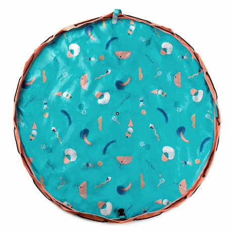 Tapis de jeu & sac à jouets- outdoor - play Bleu & multicolour 4 - vertbaudet enfant 
