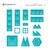 Jeu de construction magnétique édition caritative pack teal, 20 pièces Teal 6 - vertbaudet enfant 
