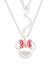 Collier minnie mouse birthstone Beige+Blanc+Bleu+Bleu Ciel+Bleu foncé+Bleu vert+Jaune+Orange+Rouge+Vert+Violet 2 - vertbaudet enfant 