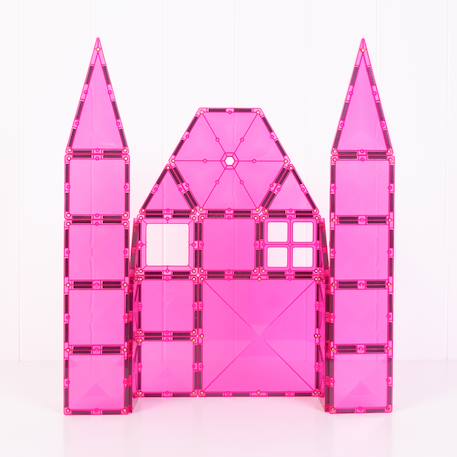 Jeu de construction magnétique édition caritative pack pink, 20 pièces Pink 5 - vertbaudet enfant 