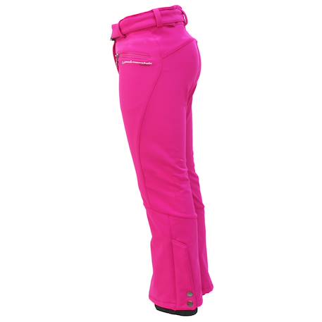 Pantalon de ski softshell fille gafuzza Bleu+Corail+Fuchsia+Noir 9 - vertbaudet enfant 