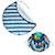 Tapis de jeu & sac à jouets- outdoor - blue green stripes Bleu & multicolour 1 - vertbaudet enfant 