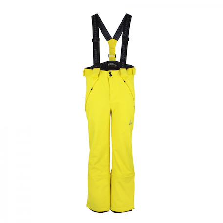 Pantalon de ski softshell garçon ecashell Jaune+Noir+Orange 1 - vertbaudet enfant 