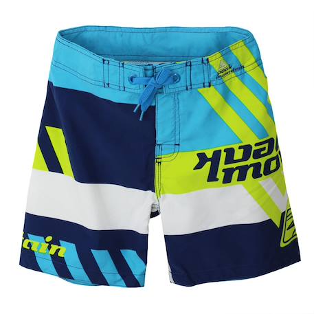 Bermuda de bain garçon ecahiti Bleu+Marine+Rouge+Vert 1 - vertbaudet enfant 
