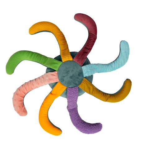 Pieuvre en peluche lestée 1,2 kg Bleu 3 - vertbaudet enfant 