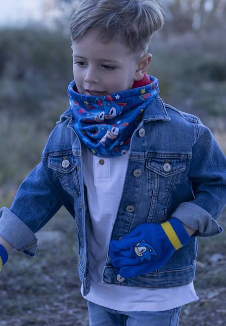Tour de cou - Snood de nuit sonic pour enfants Multicolor 4 - vertbaudet enfant 