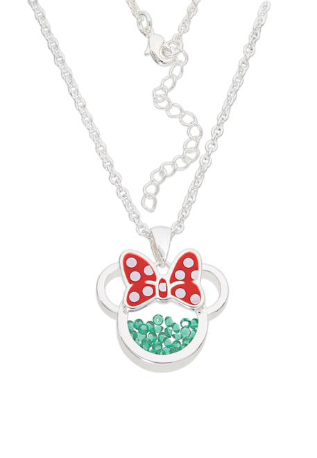 Collier minnie mouse birthstone Beige+Blanc+Bleu+Bleu Ciel+Bleu foncé+Bleu vert+Jaune+Orange+Rouge+Vert+Violet 12 - vertbaudet enfant 