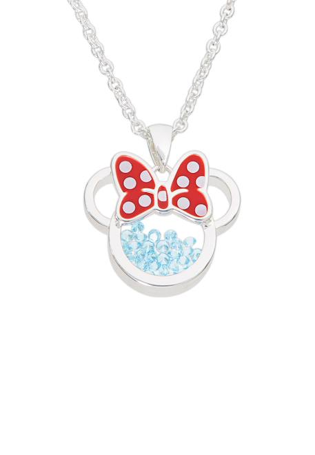 Collier minnie mouse birthstone Beige+Blanc+Bleu+Bleu Ciel+Bleu foncé+Bleu vert+Jaune+Orange+Rouge+Vert+Violet 5 - vertbaudet enfant 