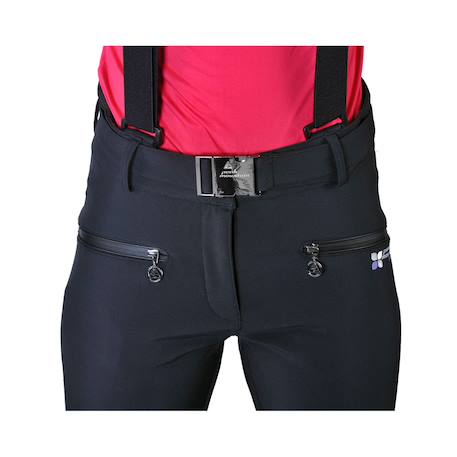 Pantalon de ski fille fafuzzi Anis+Fuchsia+Noir 8 - vertbaudet enfant 