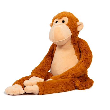 Singe en peluche lesté 0,5 kg Marron 1 - vertbaudet enfant 