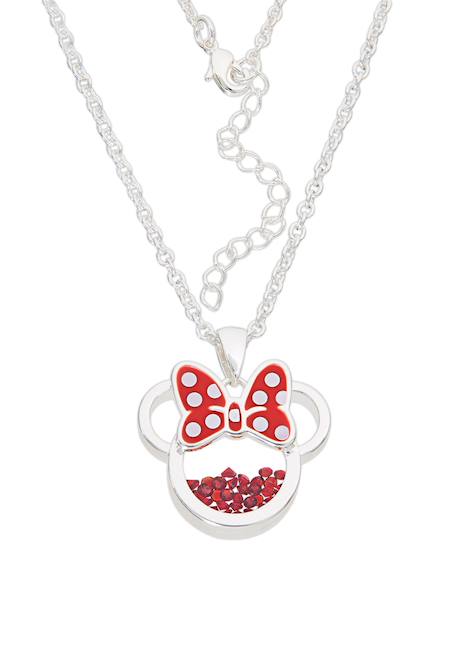 Collier minnie mouse birthstone Beige+Blanc+Bleu+Bleu Ciel+Bleu foncé+Bleu vert+Jaune+Orange+Rouge+Vert+Violet 20 - vertbaudet enfant 