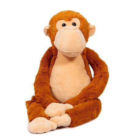 Singe en peluche lesté 0,5 kg Marron 2 - vertbaudet enfant 