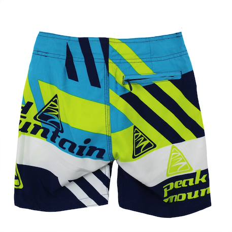 Bermuda de bain garçon ecahiti Bleu+Marine+Rouge+Vert 2 - vertbaudet enfant 