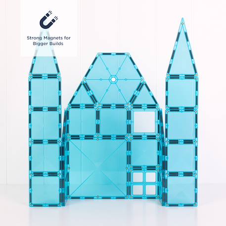 Jeu de construction magnétique édition caritative pack teal, 20 pièces Teal 2 - vertbaudet enfant 
