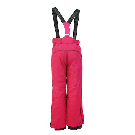 Pantalon de ski fille gemix Fuchsia+Noir 2 - vertbaudet enfant 