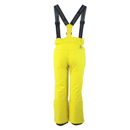 Pantalon de ski fille gashell Jaune+Noir+Orange 2 - vertbaudet enfant 