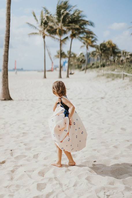 Tapis de jeu & sac à jouets- outdoor - ballon Beige & Bleu 4 - vertbaudet enfant 