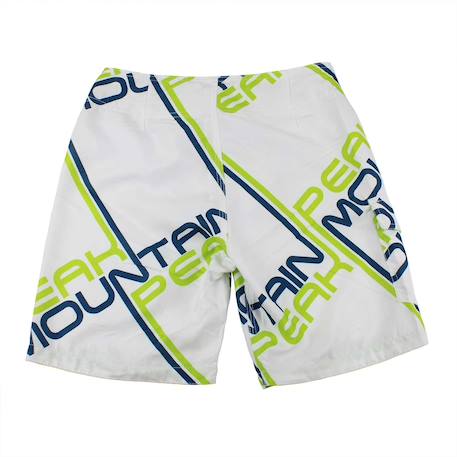 Bermuda de bain garçon ecoumea Blanc+Bleu+Noir 2 - vertbaudet enfant 