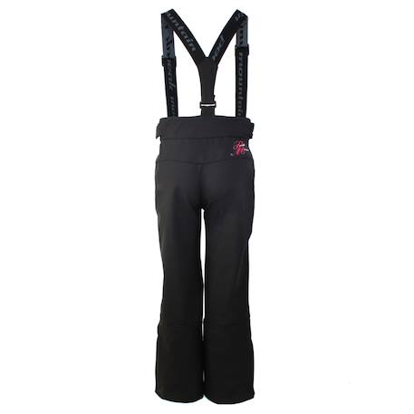 Pantalon de ski fille gashell Jaune+Noir+Orange 6 - vertbaudet enfant 