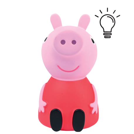 Veilleuse peppa pig en 3d avec variation de couleurs Rose 1 - vertbaudet enfant 