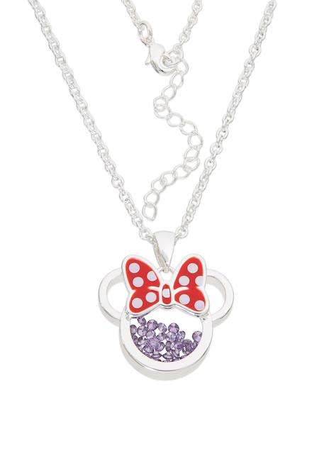 Collier minnie mouse birthstone Beige+Blanc+Bleu+Bleu Ciel+Bleu foncé+Bleu vert+Jaune+Orange+Rouge+Vert+Violet 24 - vertbaudet enfant 