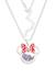 Collier minnie mouse birthstone Beige+Blanc+Bleu+Bleu Ciel+Bleu foncé+Bleu vert+Jaune+Orange+Rouge+Vert+Violet 24 - vertbaudet enfant 