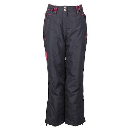 Pantalon de ski fille gacio Carbone+Noir 1 - vertbaudet enfant 