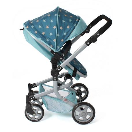 Poupées landau combiné mika - étoiles turquoise Bleu 4 - vertbaudet enfant 