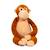 Singe en peluche lesté 1,1 kg Marron 2 - vertbaudet enfant 