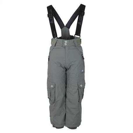 Pantalon de ski garçon eltaro Gris+Marron+Noir 1 - vertbaudet enfant 