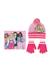 Bonnet + Gants + Tour de cou snood - Barbie Multicolor 1 - vertbaudet enfant 
